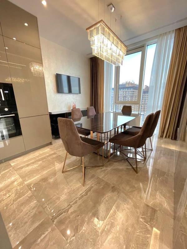 Vip Apartment 120M2 With Panoramic Windows, 22 Floor. Obolon Kyiv Exterior foto